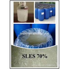 SLES Lauryl Ether Sulfate de sodium 70%